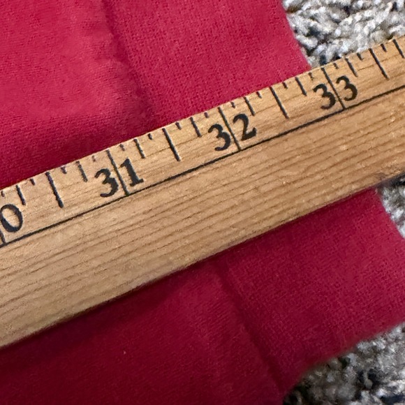 Eddie Bauer Red Turtleneck Long Sleeve Shirt Men's Large 100% Cotton - Picture 3 of 5